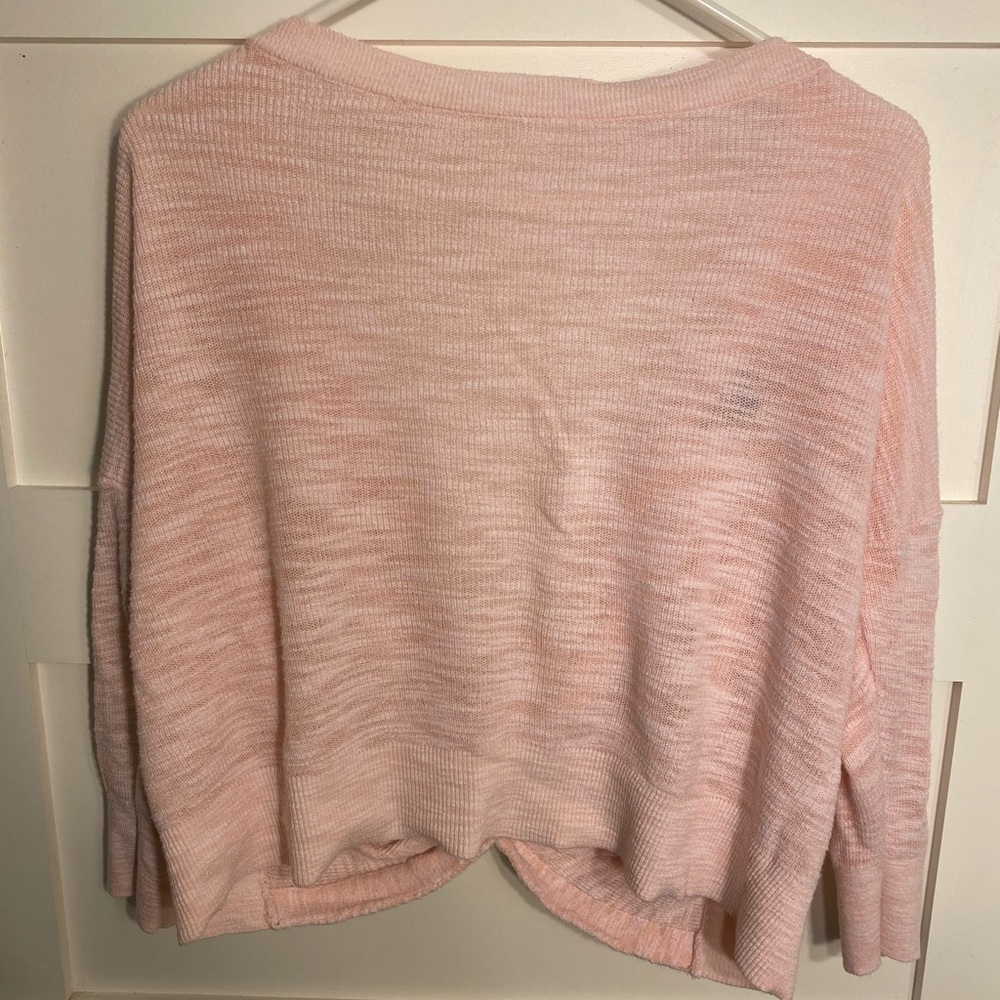 Cute twist back sweater